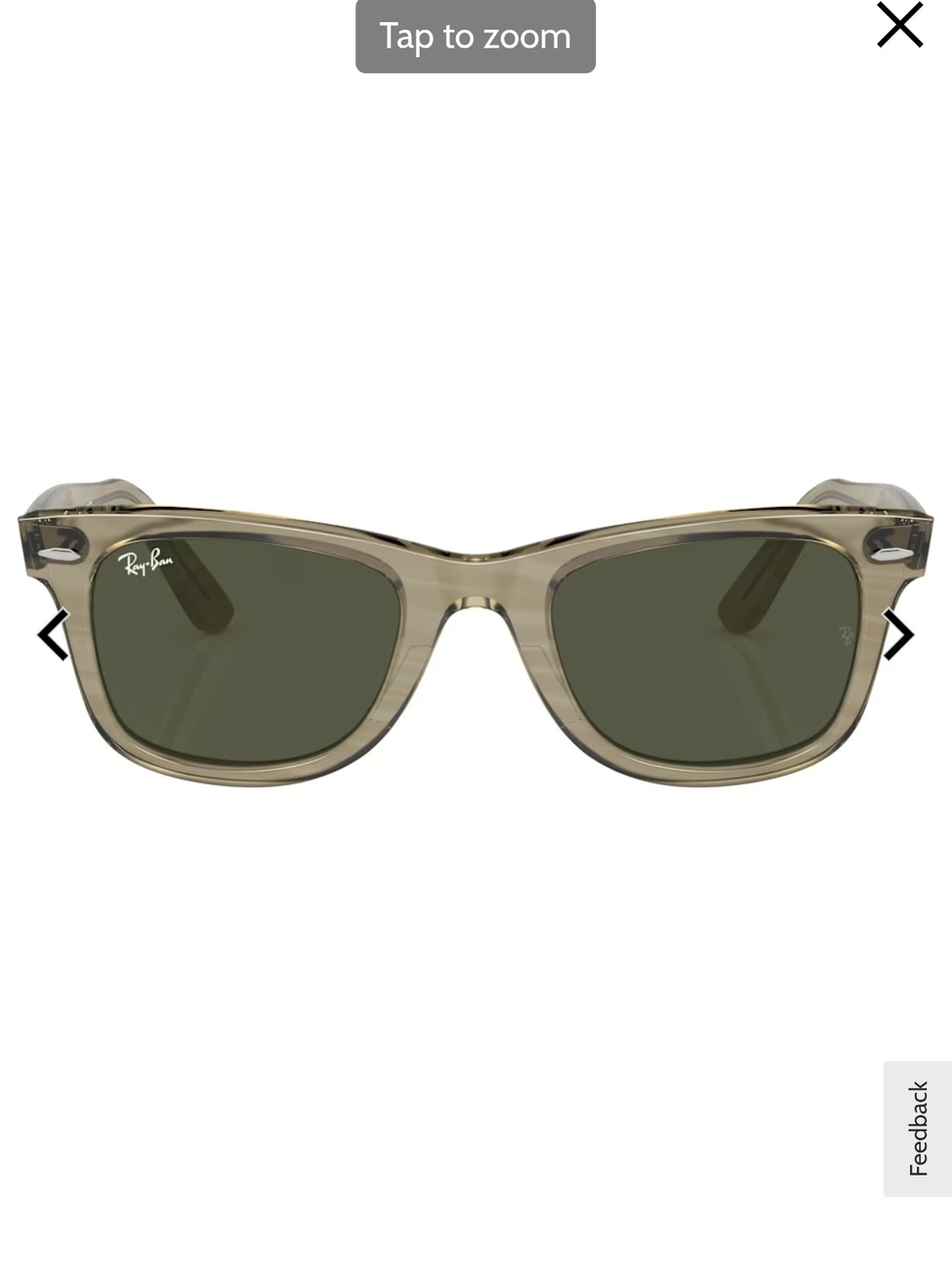 Ray-Ban Wayfarer 2140 Photo Changing Sunglasses